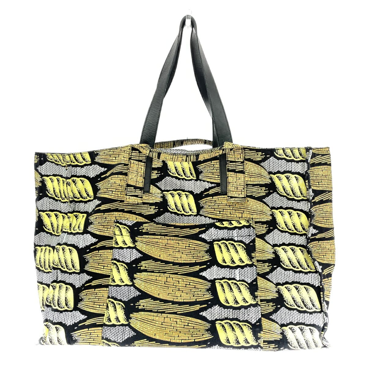 Papillonner 2WAY tote bag in good condition, all-over pattern, ladies'