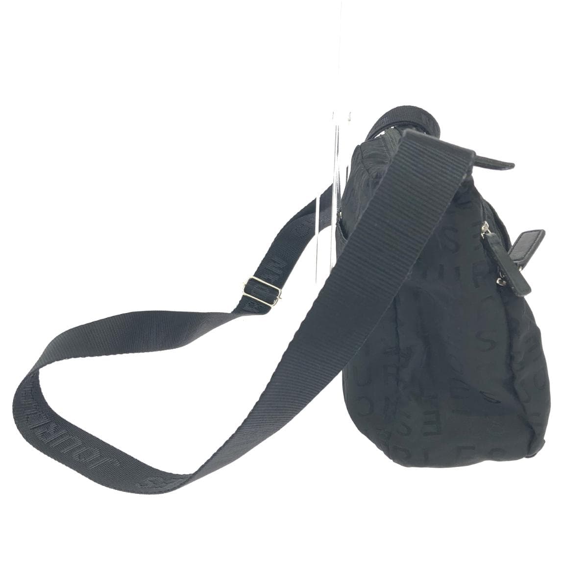 CHARLES JOURDAN Shoulder Bag Monogram/Nylon Black Ladies 2