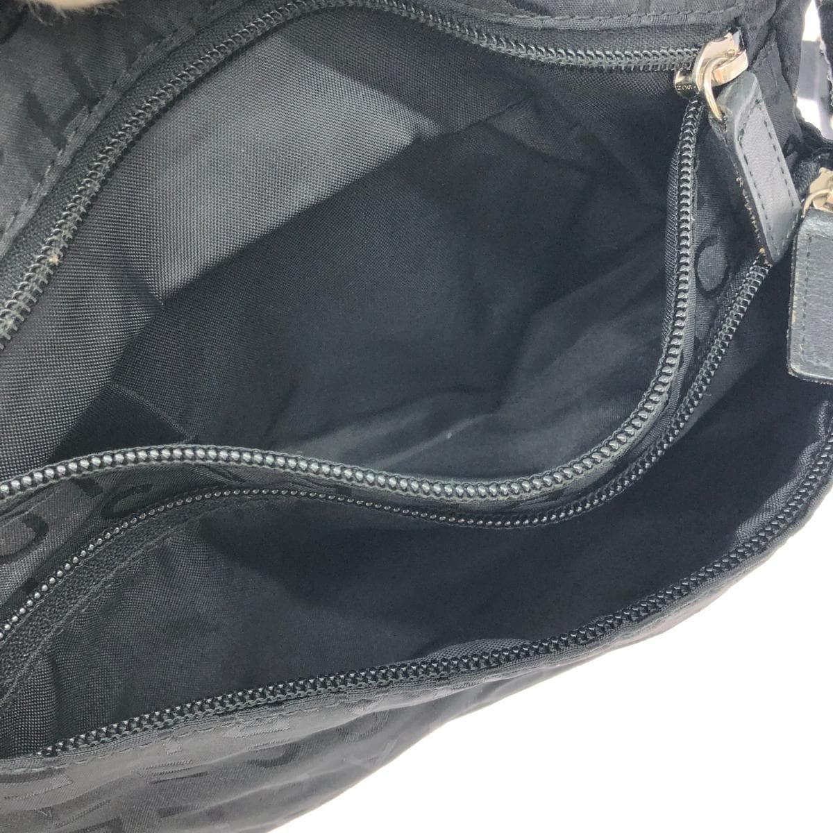 CHARLES JOURDAN Shoulder Bag Monogram/Nylon Black Ladies 6