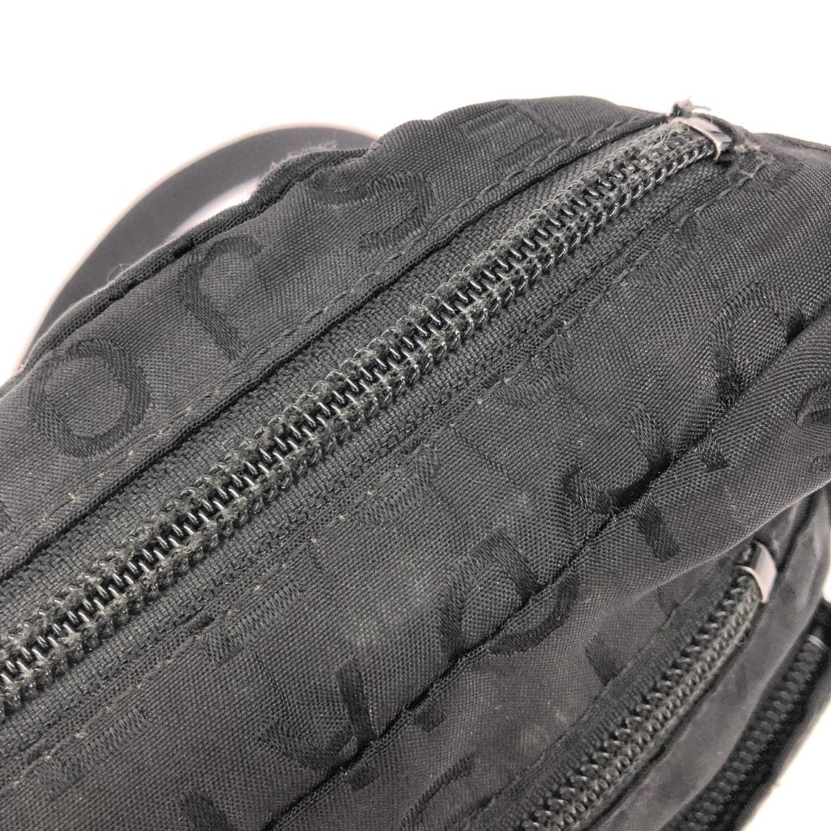 CHARLES JOURDAN Shoulder Bag Monogram/Nylon Black Ladies 7