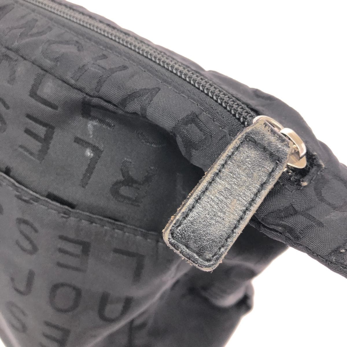 CHARLES JOURDAN Shoulder Bag Monogram/Nylon Black Ladies 8