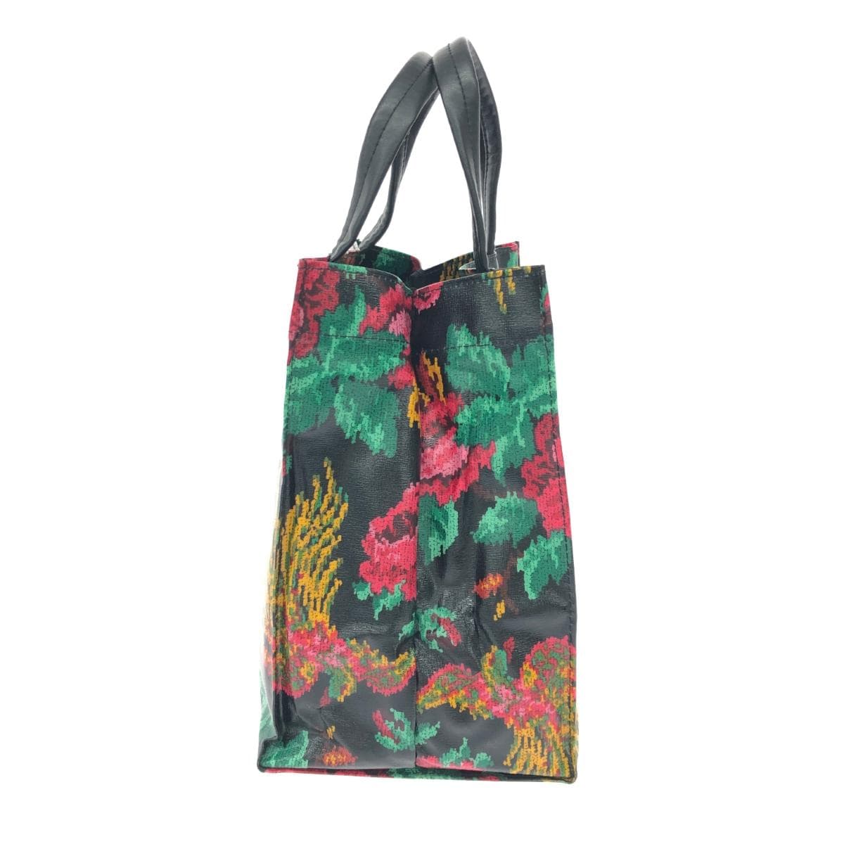 FEILER Tote Bag Good Condition Paradis/PVC Black Ladies 2