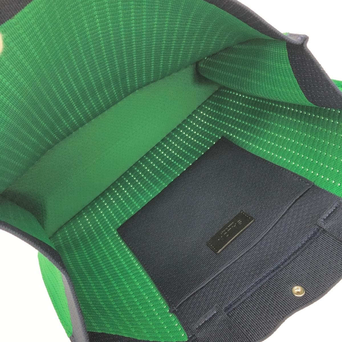 Adam et Rope` Adam et Rope Salon / 2WAY Tote Bag Good Condition Jacquard / Bicolor Navy / Green Unisex 6