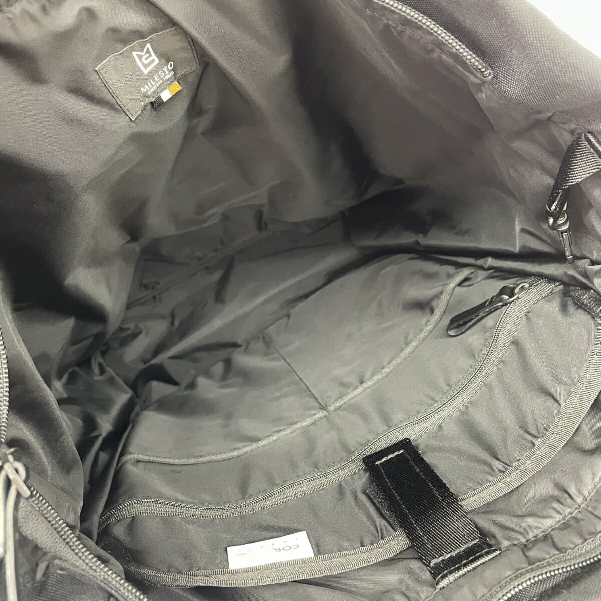 Milesto 2WAY Backpack Struct Good Condition Cordura Nylon Black Unisex 6