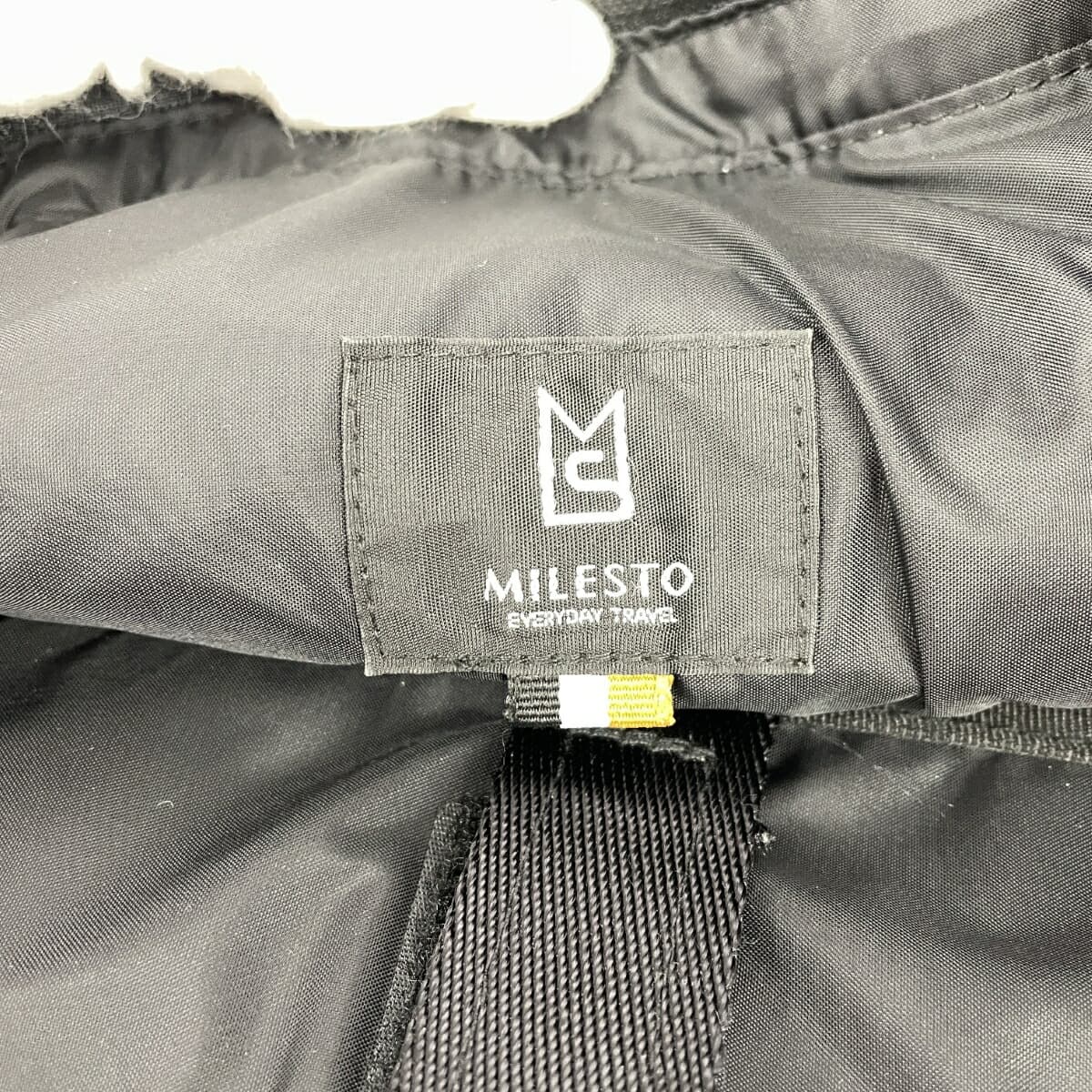 Milesto 2WAY Backpack Struct Good Condition Cordura Nylon Black Unisex 7