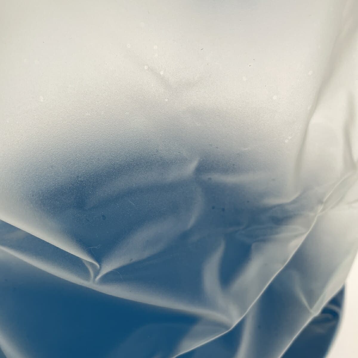 RALPH LAUREN Drawstring Sling Bag Pool Bag Logo PVC Blue Unisex 8