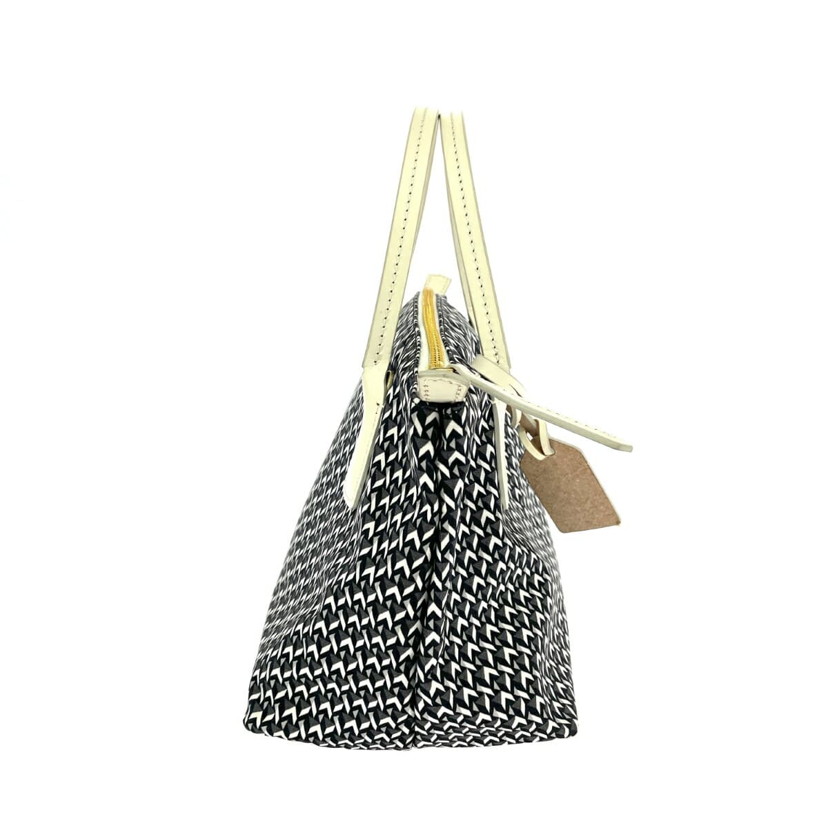 ROBERTA PIERI Mini Tote Bag Good Condition Tatami Nylon Black Ladies 2