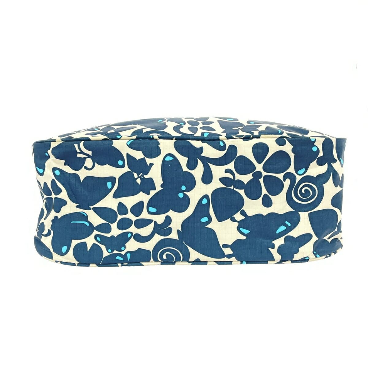 LeSportsac 2WAY tote bag in good condition, butterfly flower nylon, beige, for ladies 5