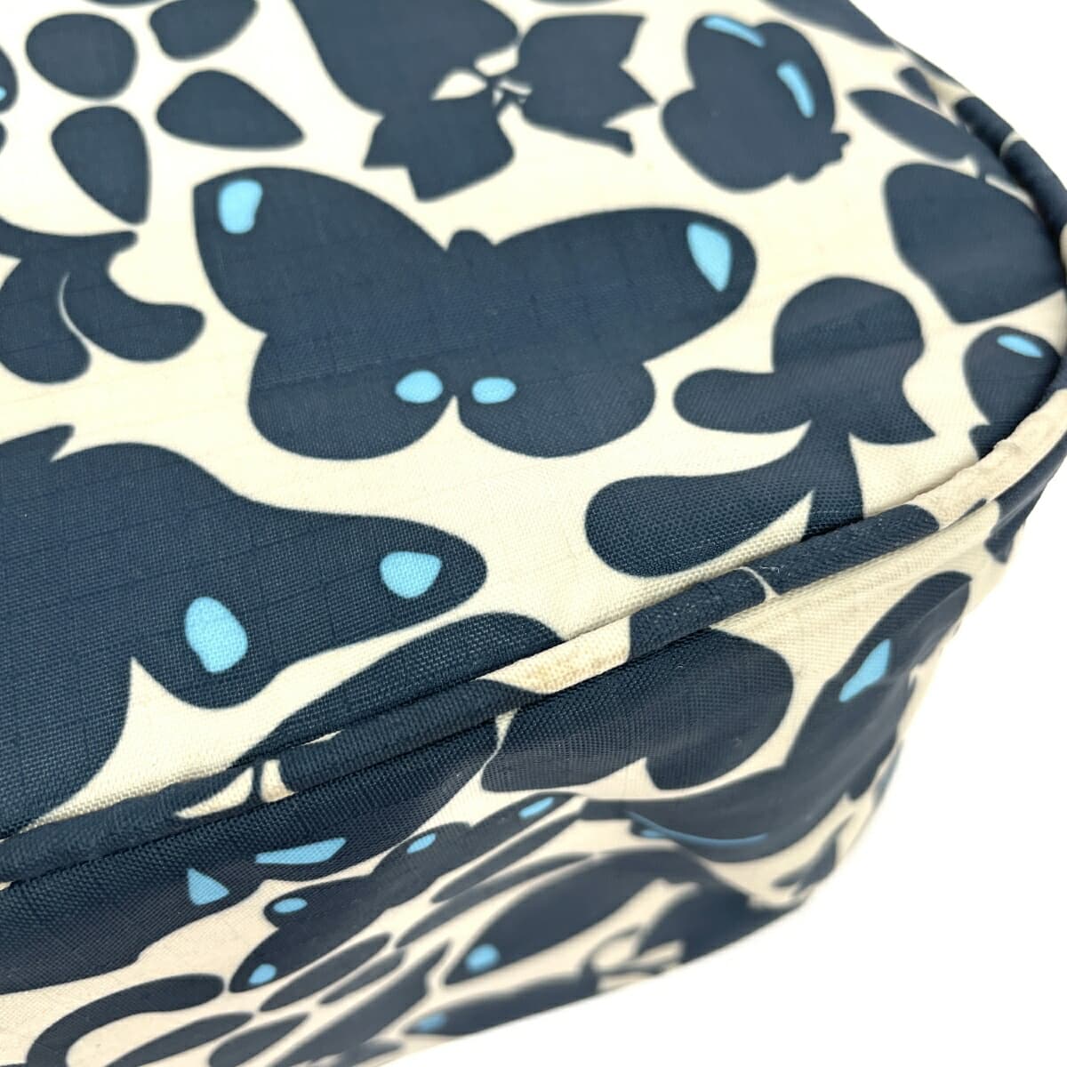 LeSportsac 2WAY tote bag in good condition, butterfly flower nylon, beige, for ladies 8