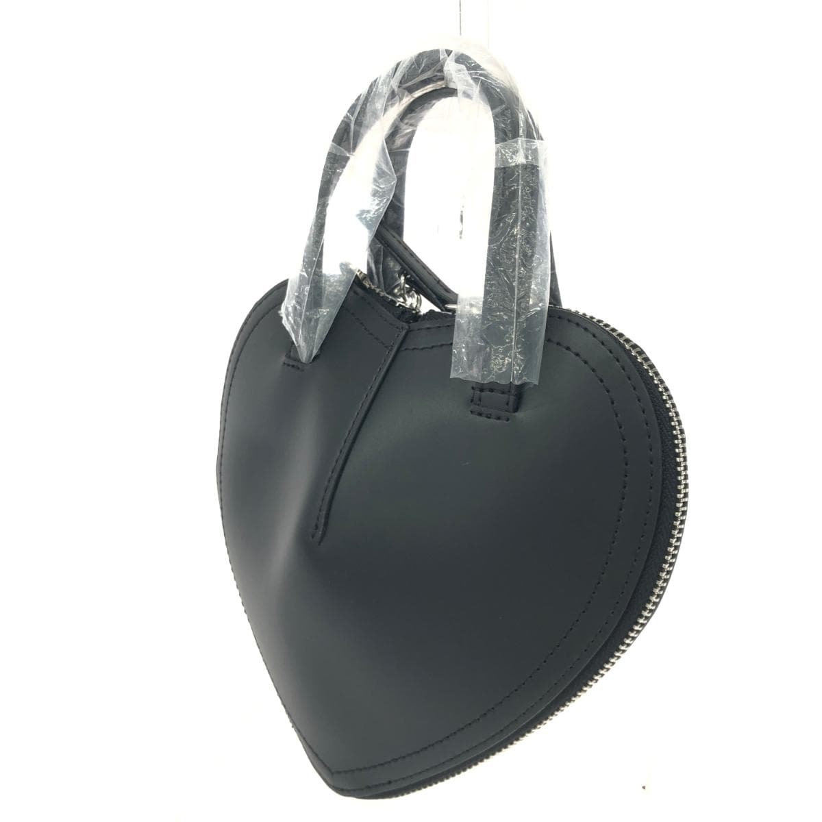 eimy istoire 2WAY bag unused item Heart/PVC Black Ladies 3