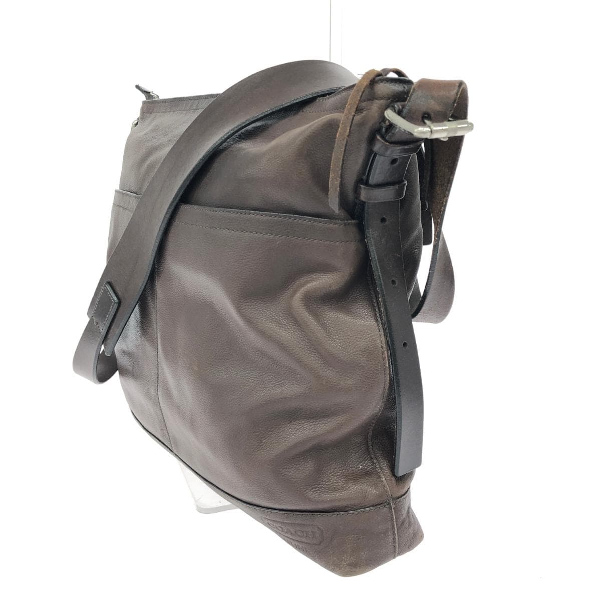 COACH Shoulder Bag   Leather    Brown Unisex 3