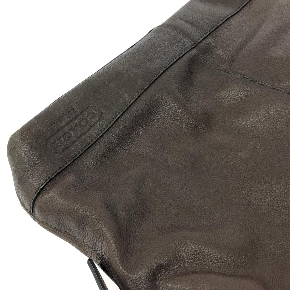 COACH Shoulder Bag   Leather    Brown Unisex 7