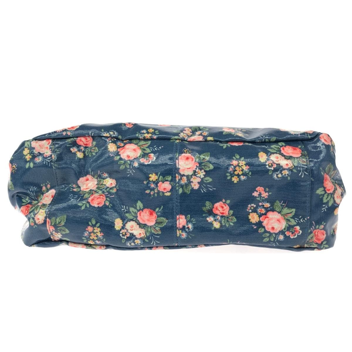 Cath Kidston Tote Bag Good Condition Floral Pattern/PVC Navy Women's 6