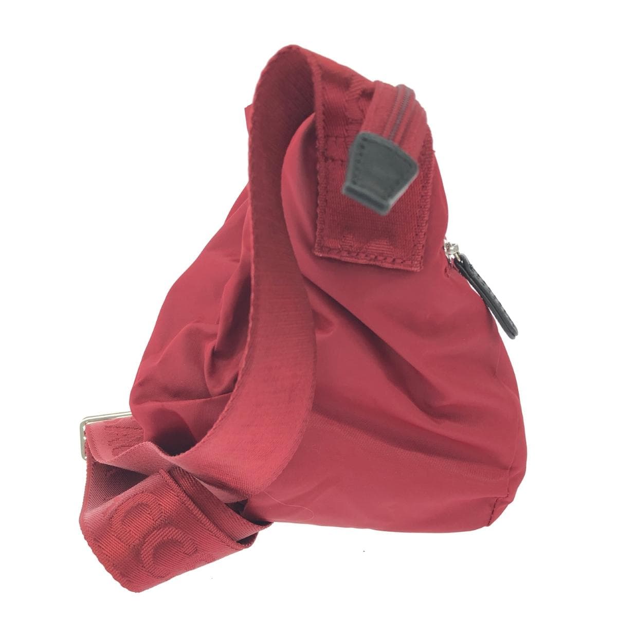 Y'saccs Izak shoulder bag in good condition, nylon, red, ladies 2