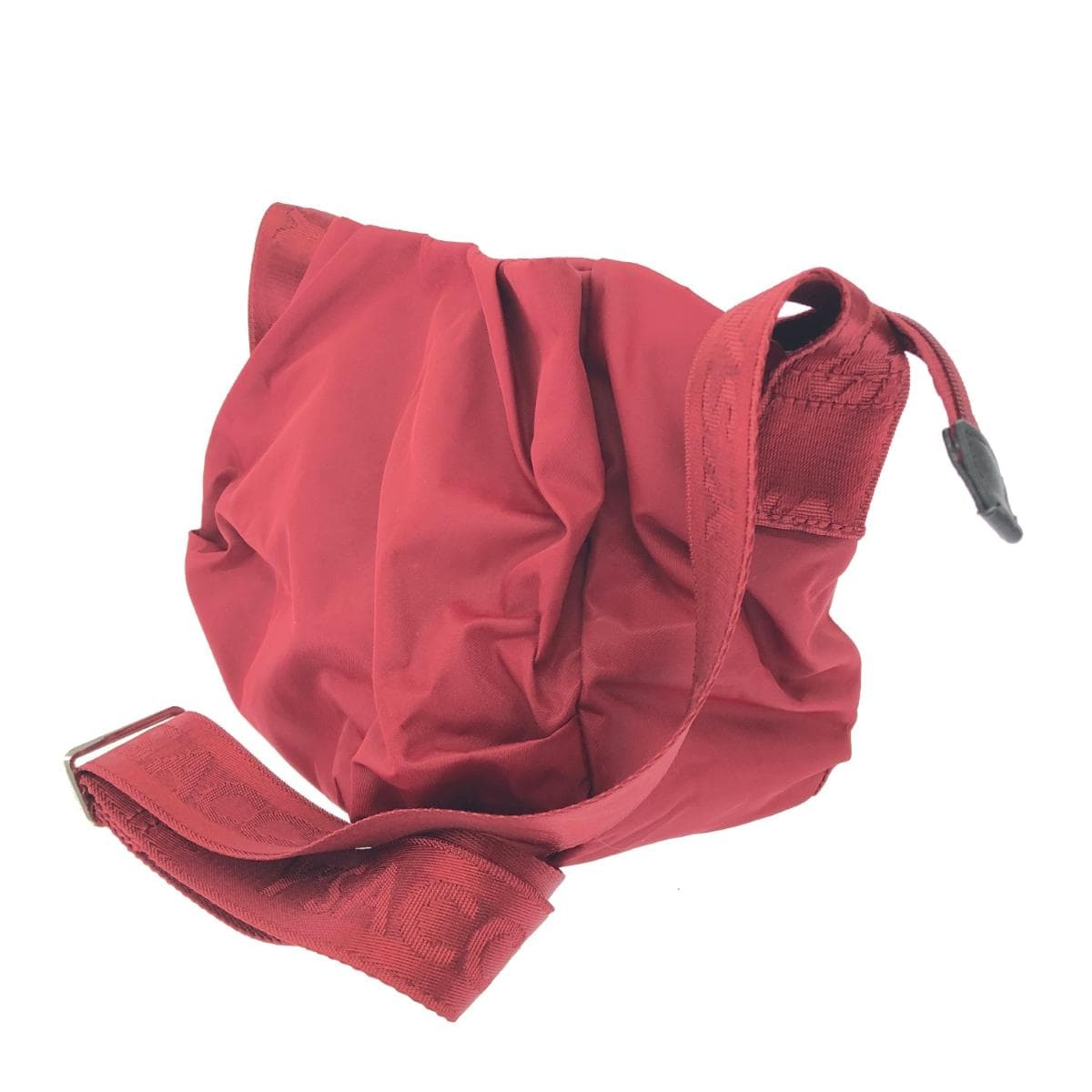 Y'saccs Izak shoulder bag in good condition, nylon, red, ladies 3