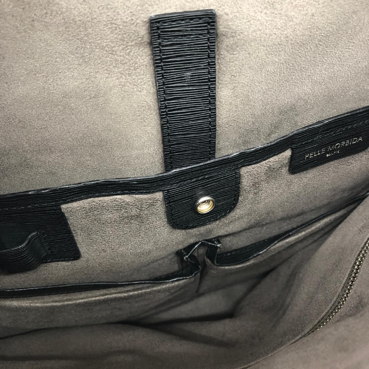 PELLE MORBIDA Business Bag Capitano / Leather Black 4