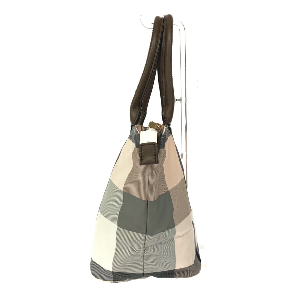 BLUE LABEL CRESTBRIDGE Tote Bag Check Pattern / Nylon Pink Women's 2