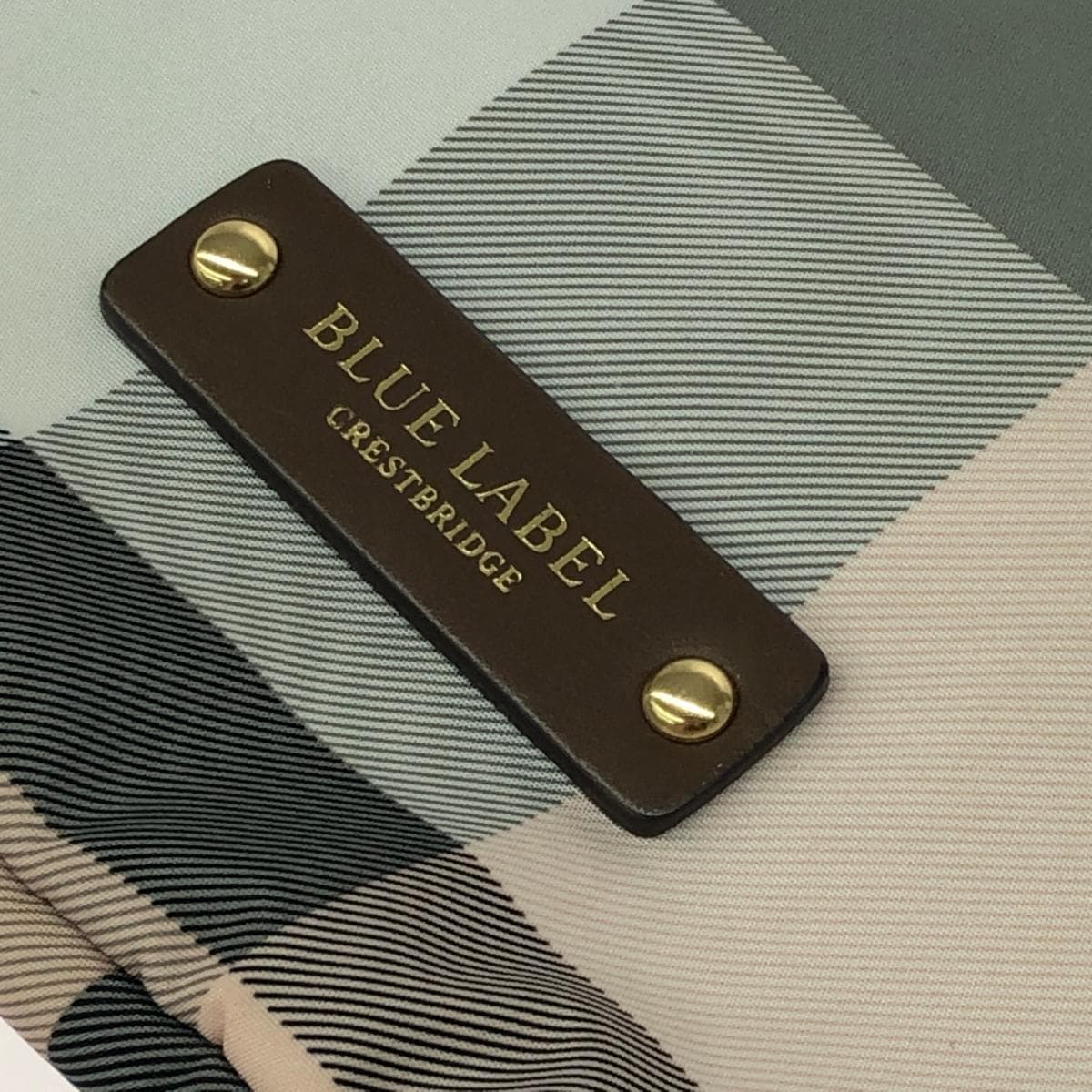 BLUE LABEL CRESTBRIDGE Tote Bag Check Pattern / Nylon Pink Women's 6