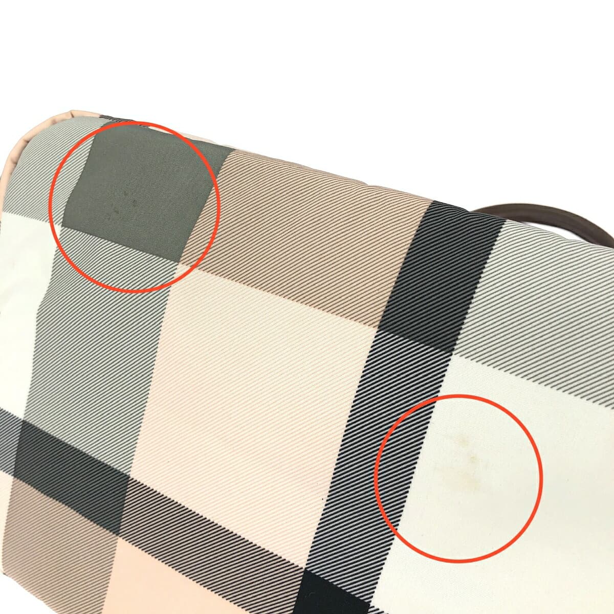 BLUE LABEL CRESTBRIDGE Tote Bag Check Pattern / Nylon Pink Women's 8