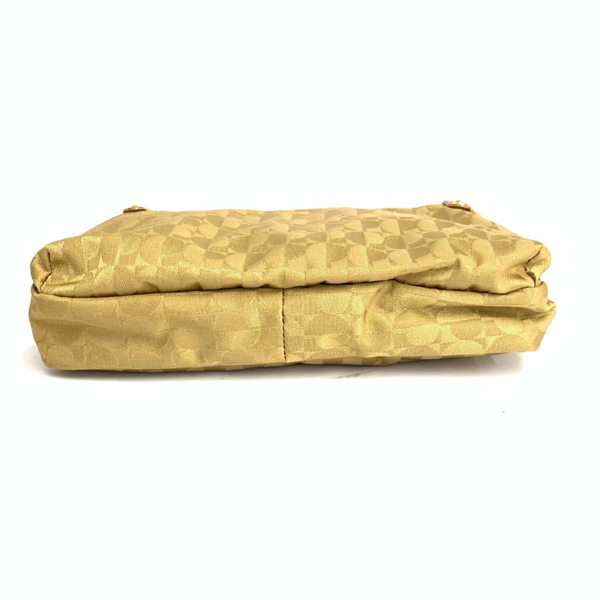 Pierre Cardin Waist Bag in Excellent Condition Monogram Nylon Gold Color for Ladies 4