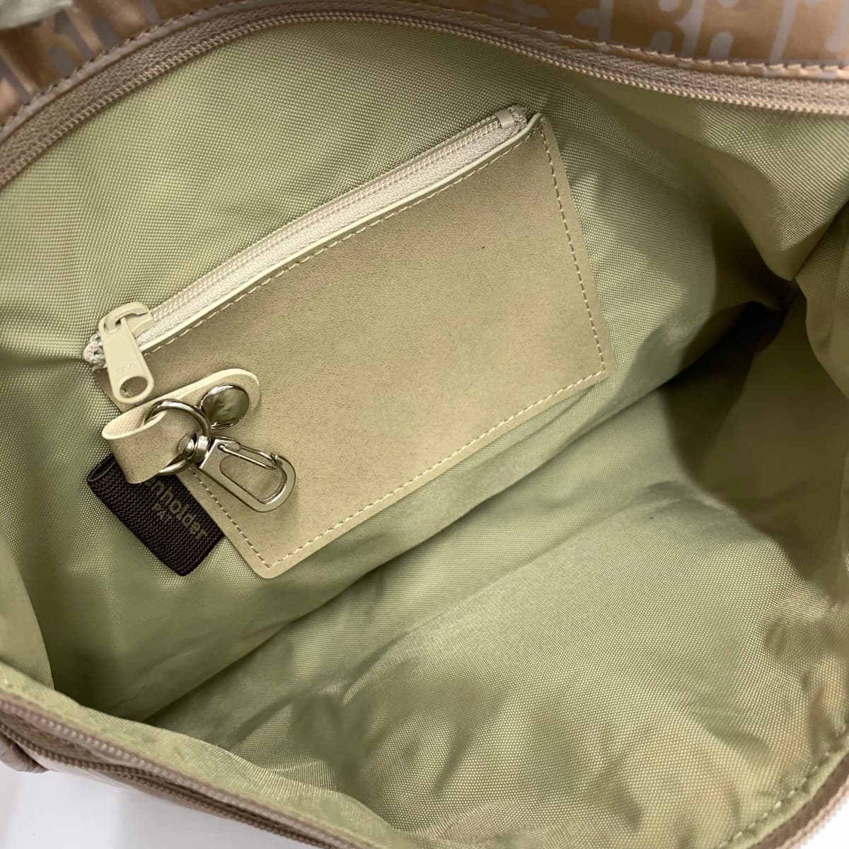 RaviRavi Shoulder Bag in Good Condition Kiki2 Nylon Rose Gold Gold Color/Pink for Women 7