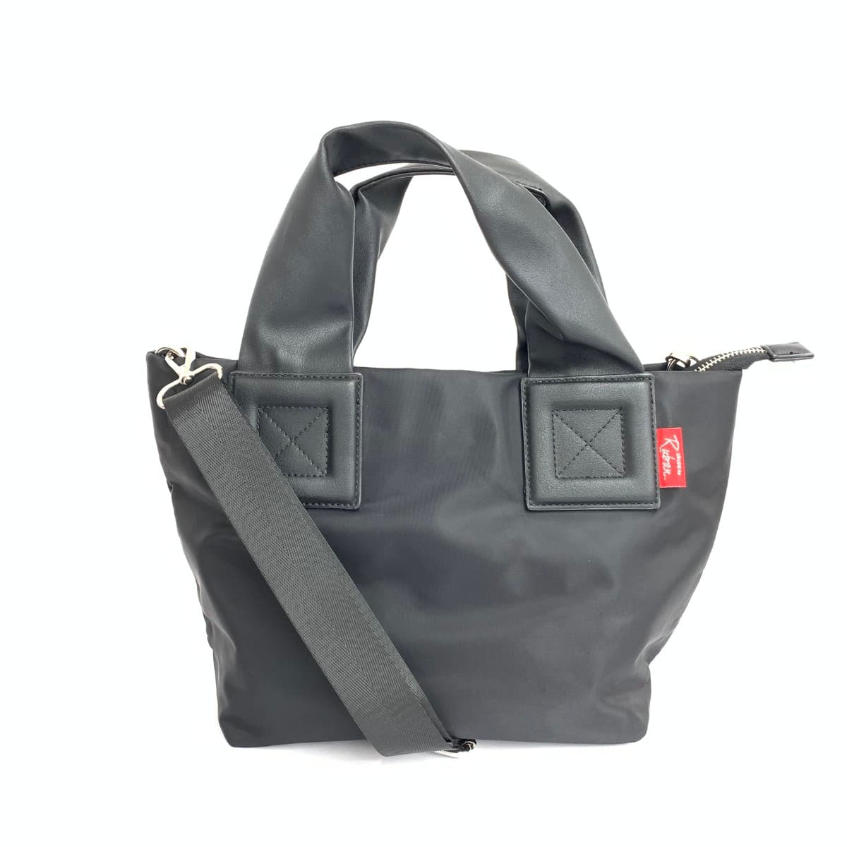 SALON de RUBAN 2WAY Tote Bag Good Condition Nylon Black Ladies