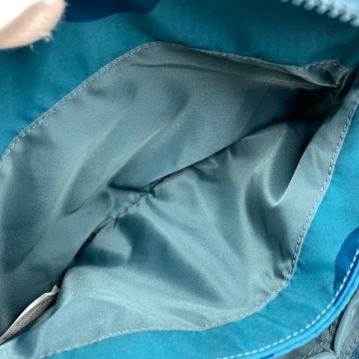 Y'saccs Izak Mini Shoulder Bag Dot Pattern Nylon Blue Women's 7