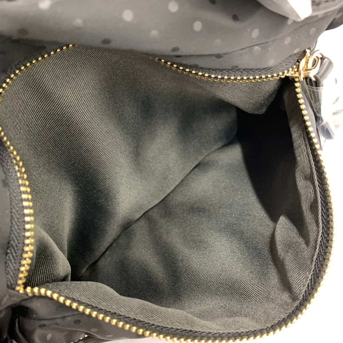 Sac Multiway Shoulder Bag Like New Dot Pattern Nylon Black Women's 7