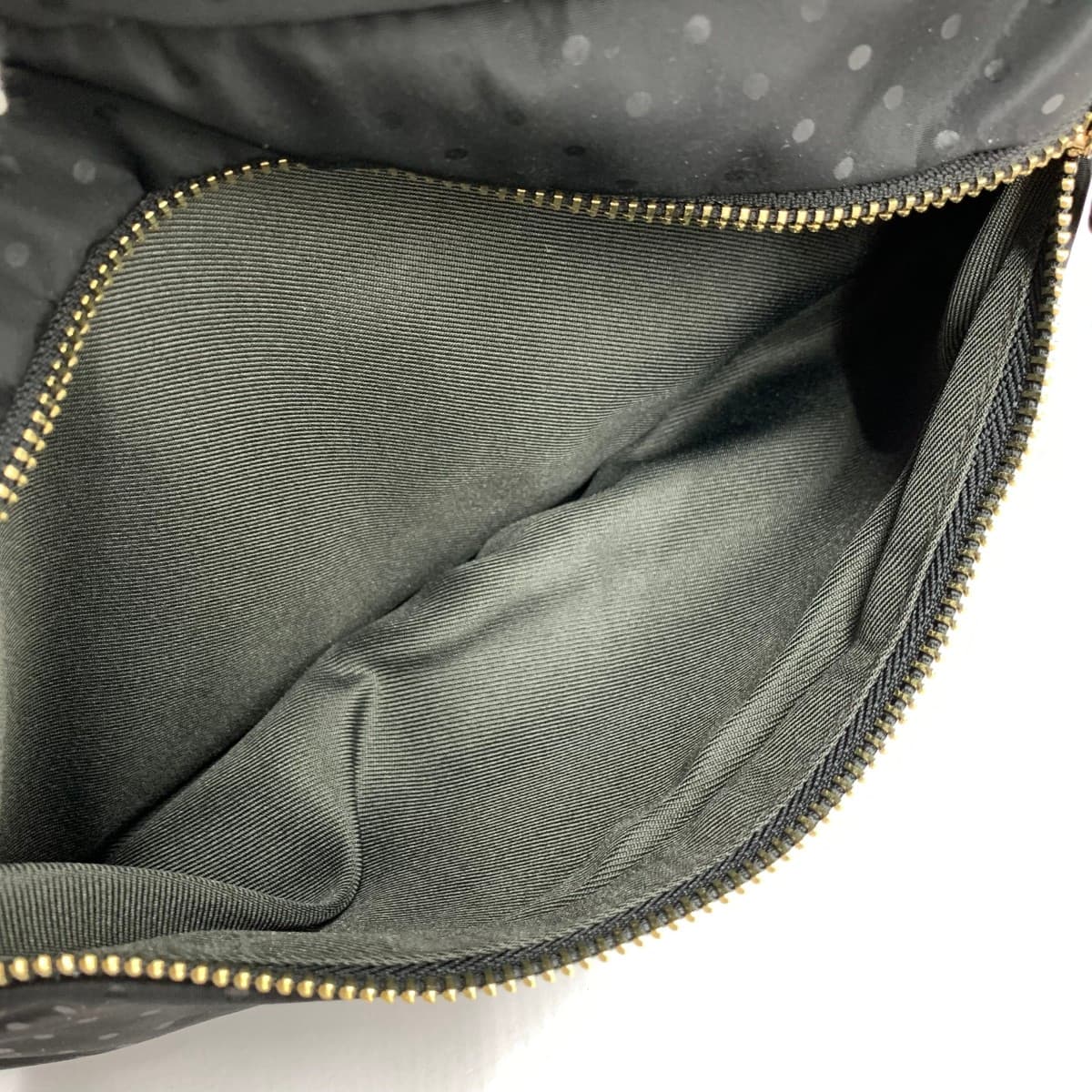 Sac Multiway Shoulder Bag Like New Dot Pattern Nylon Black Women's 8