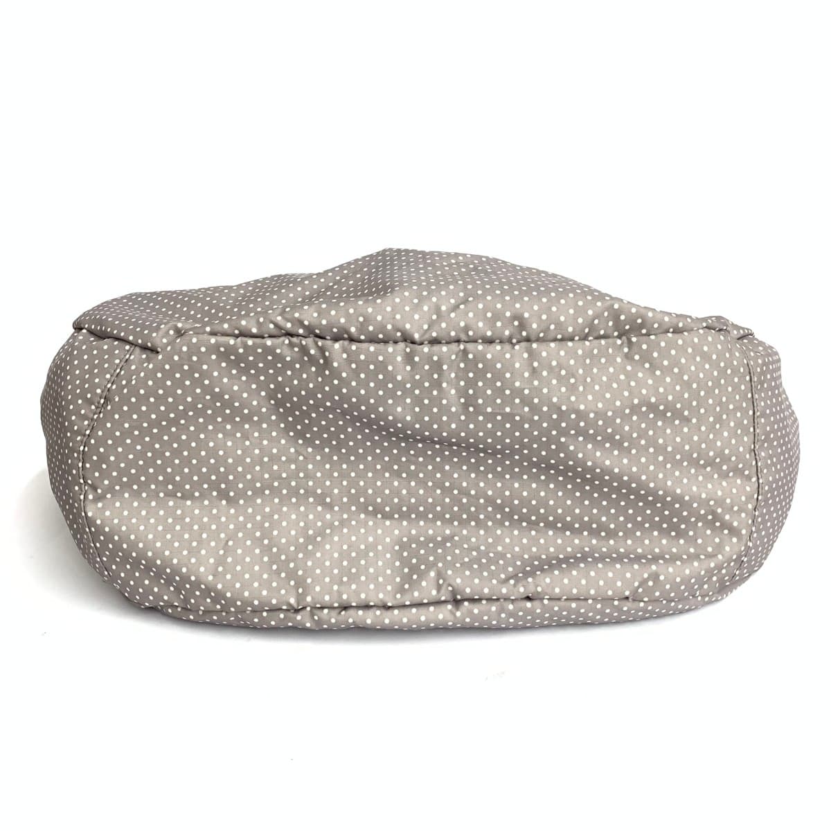 LeSportsac shoulder bag in good condition, dot pattern, nylon, gray, for women 4