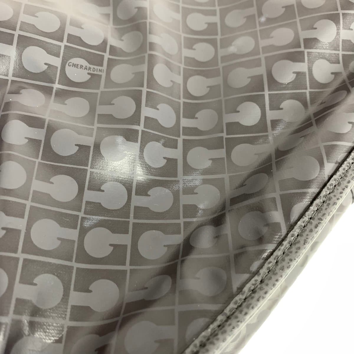 GHERARDINI Tote Bag Soft Nylon Gray for Women 9