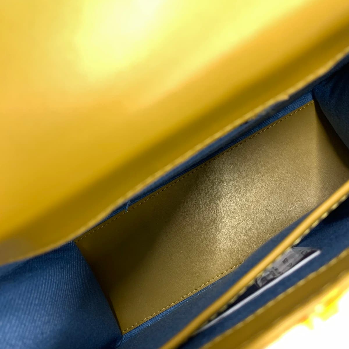 TANGO 2WAY Handbag Unused Item Chain Flower Embroidery Jacquard Yellow Ladies 6