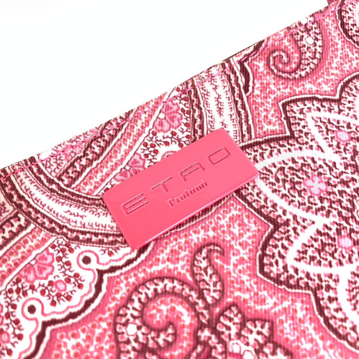ETRO Etro Mini Shoulder Bag Unused Item Paisley Polyester Pink Ladies 5