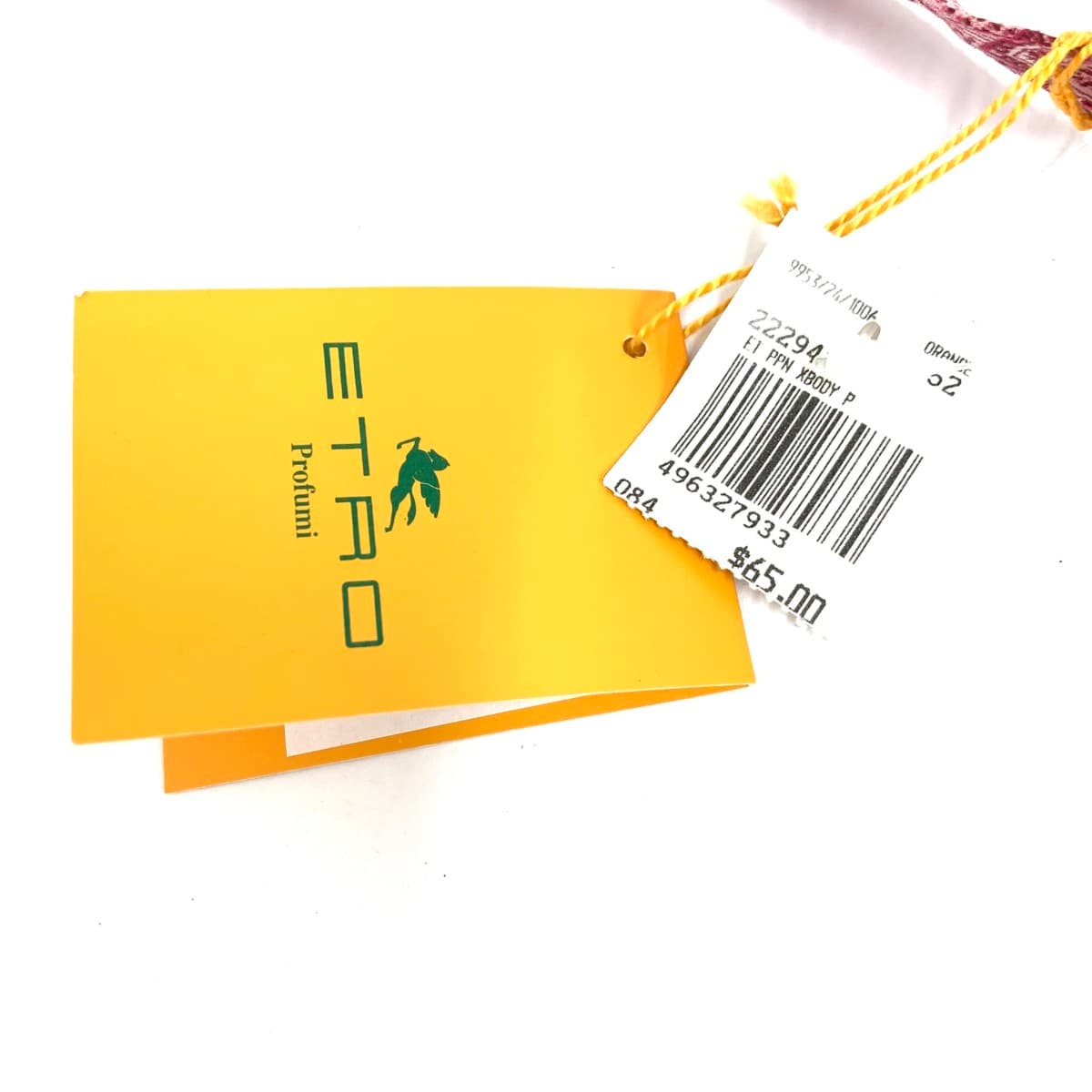 ETRO Etro Mini Shoulder Bag Unused Item Paisley Polyester Pink Ladies 7