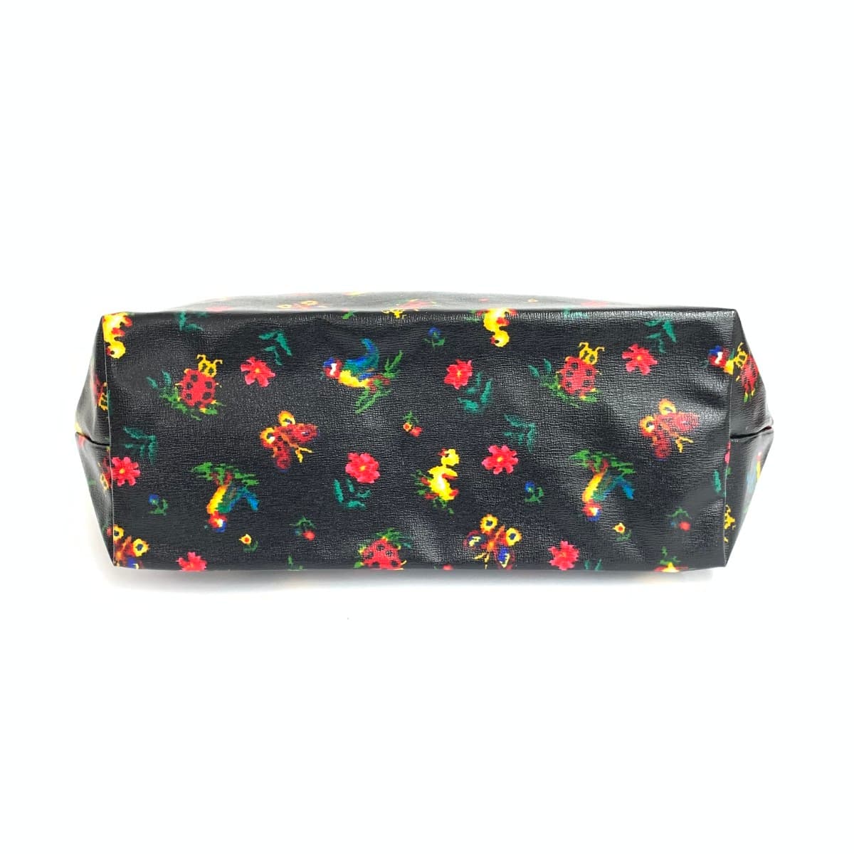 FEILER Mini Tote Bag Good Condition Heidi PVC Black Ladies 5