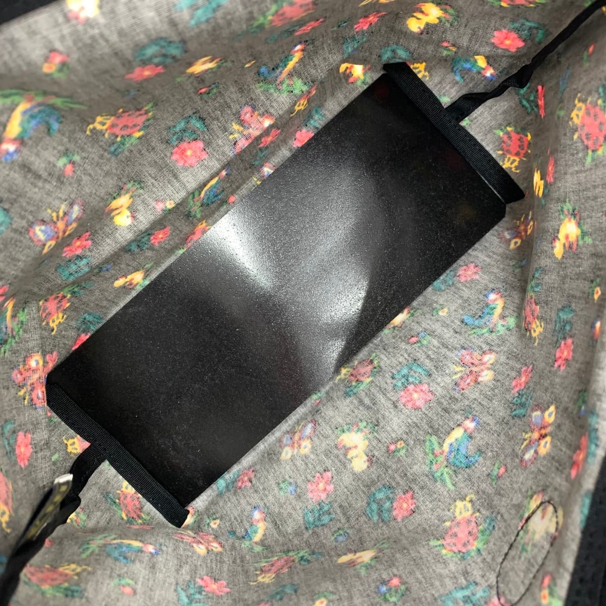 FEILER Mini Tote Bag Good Condition Heidi PVC Black Ladies 7