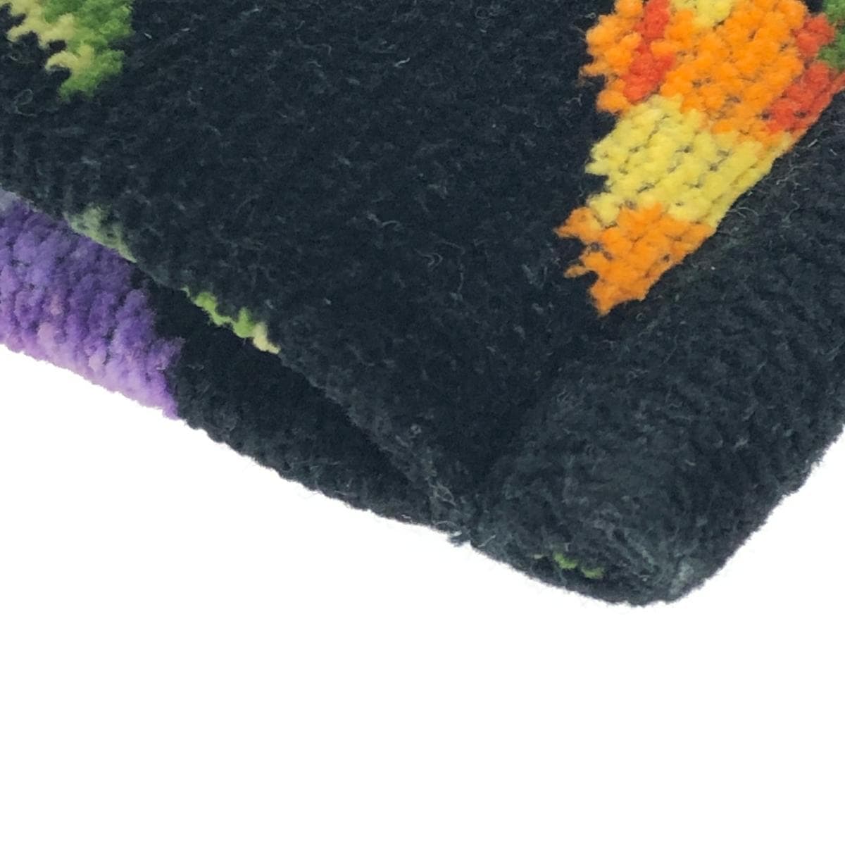 FEILER Tote Bag Pansy / Chenille Weave Black Ladies 6