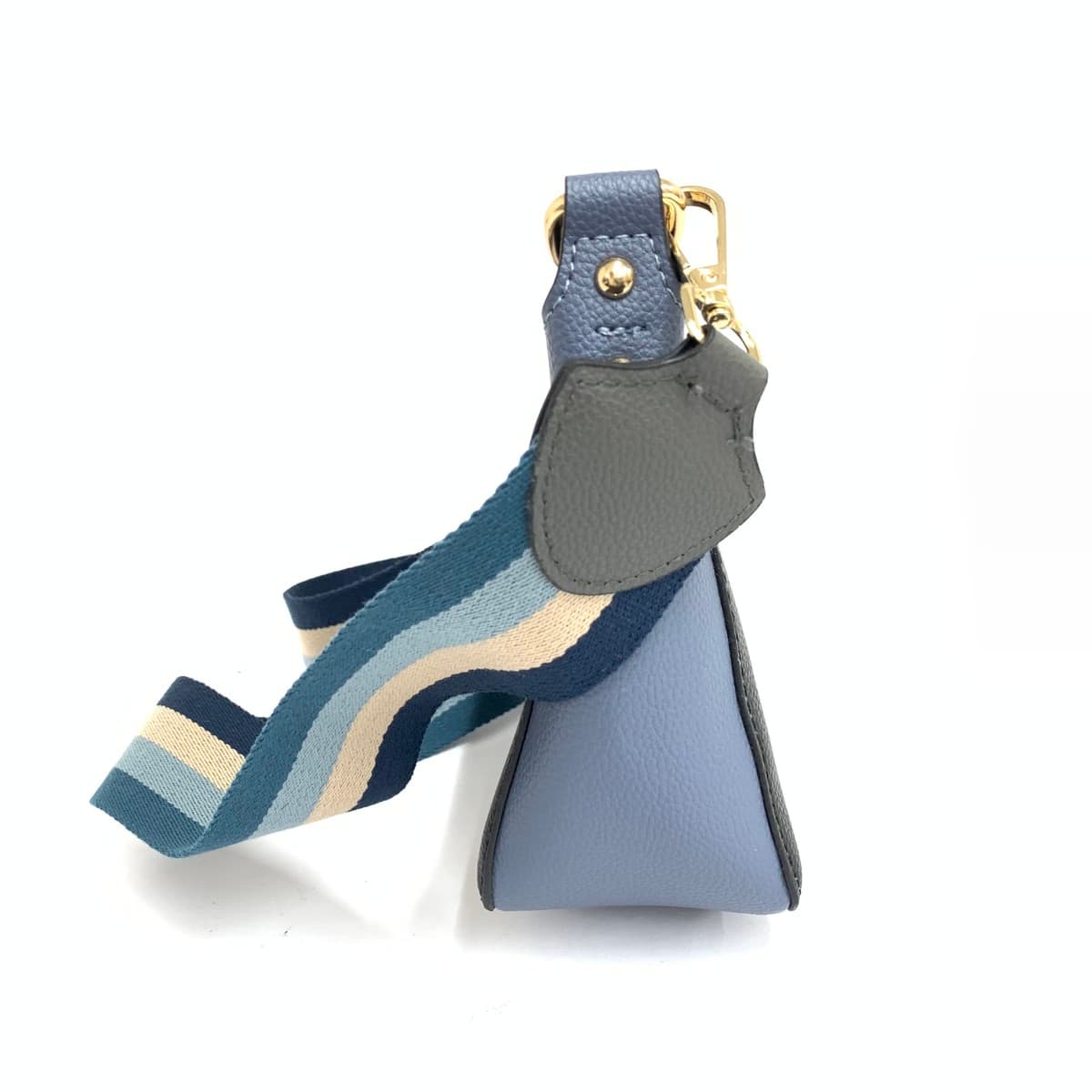 D.KELLY Mini Shoulder Bag Good Condition PVC Navy Women's 2