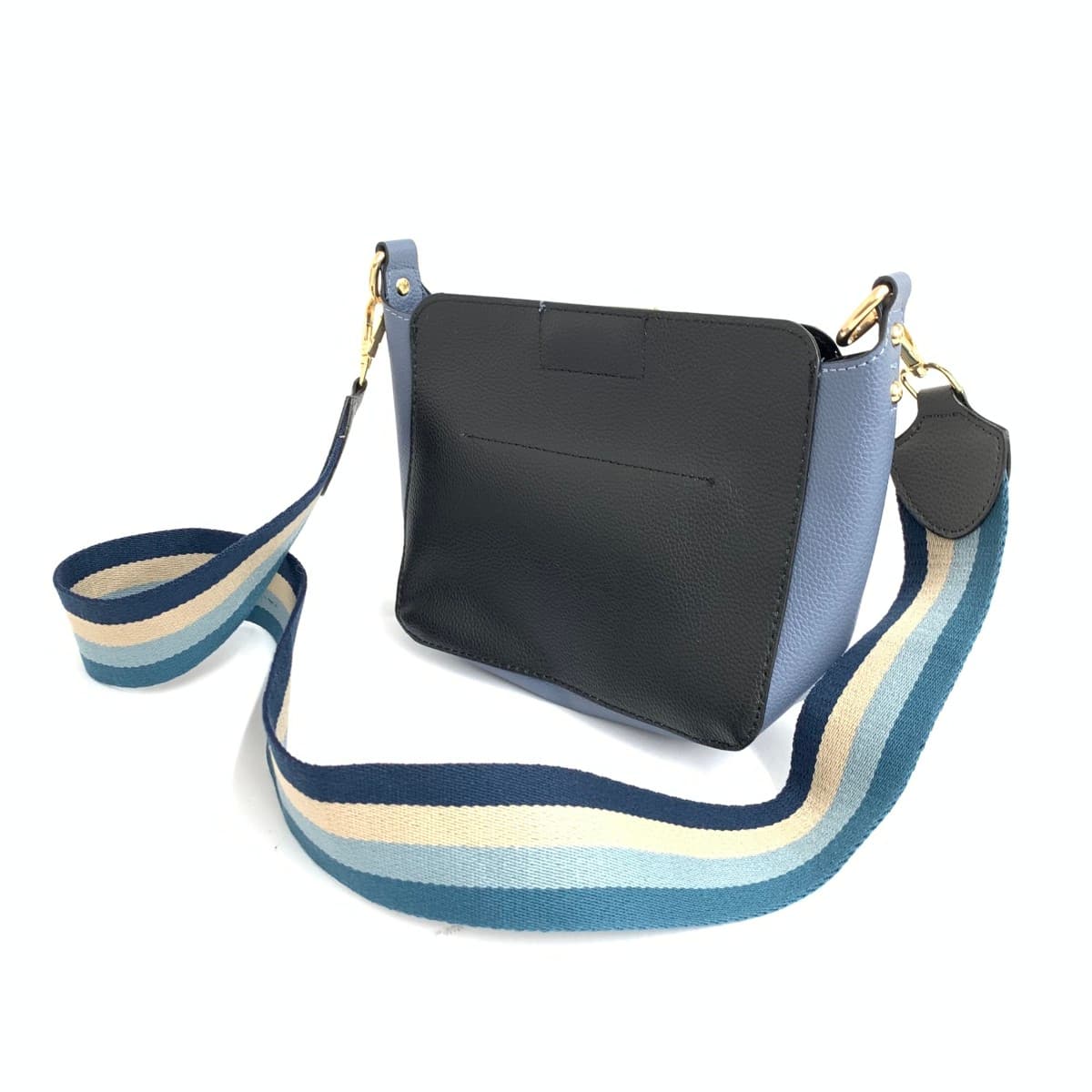 D.KELLY Mini Shoulder Bag Good Condition PVC Navy Women's 3