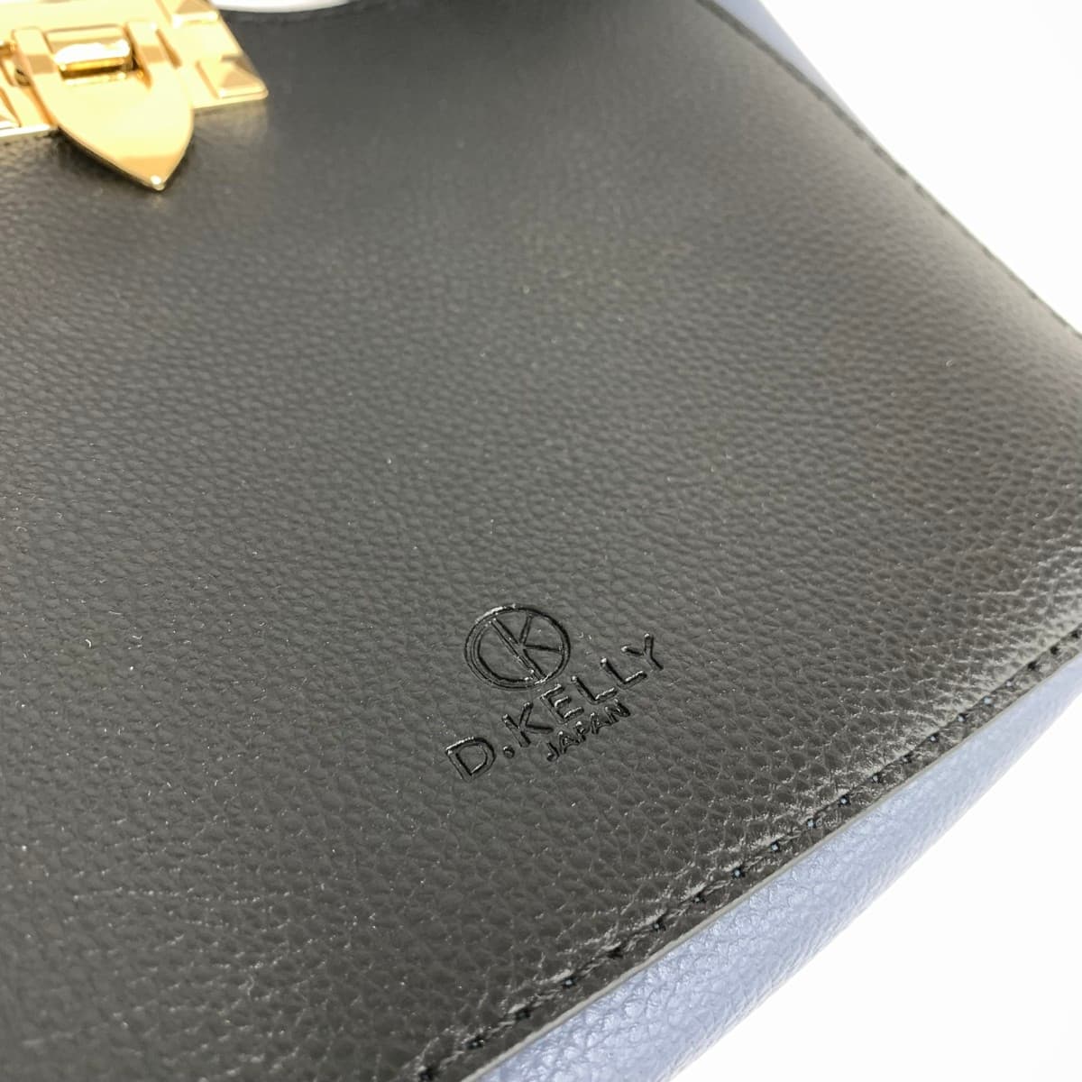 D.KELLY Mini Shoulder Bag Good Condition PVC Navy Women's 5