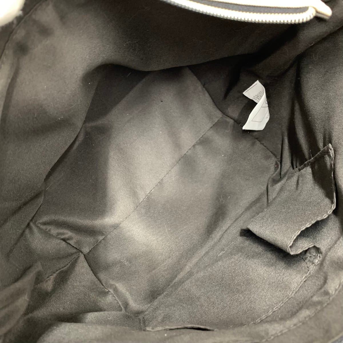 Quatre Saisons 2WAY bag in good condition, nylon, black, for ladies 7