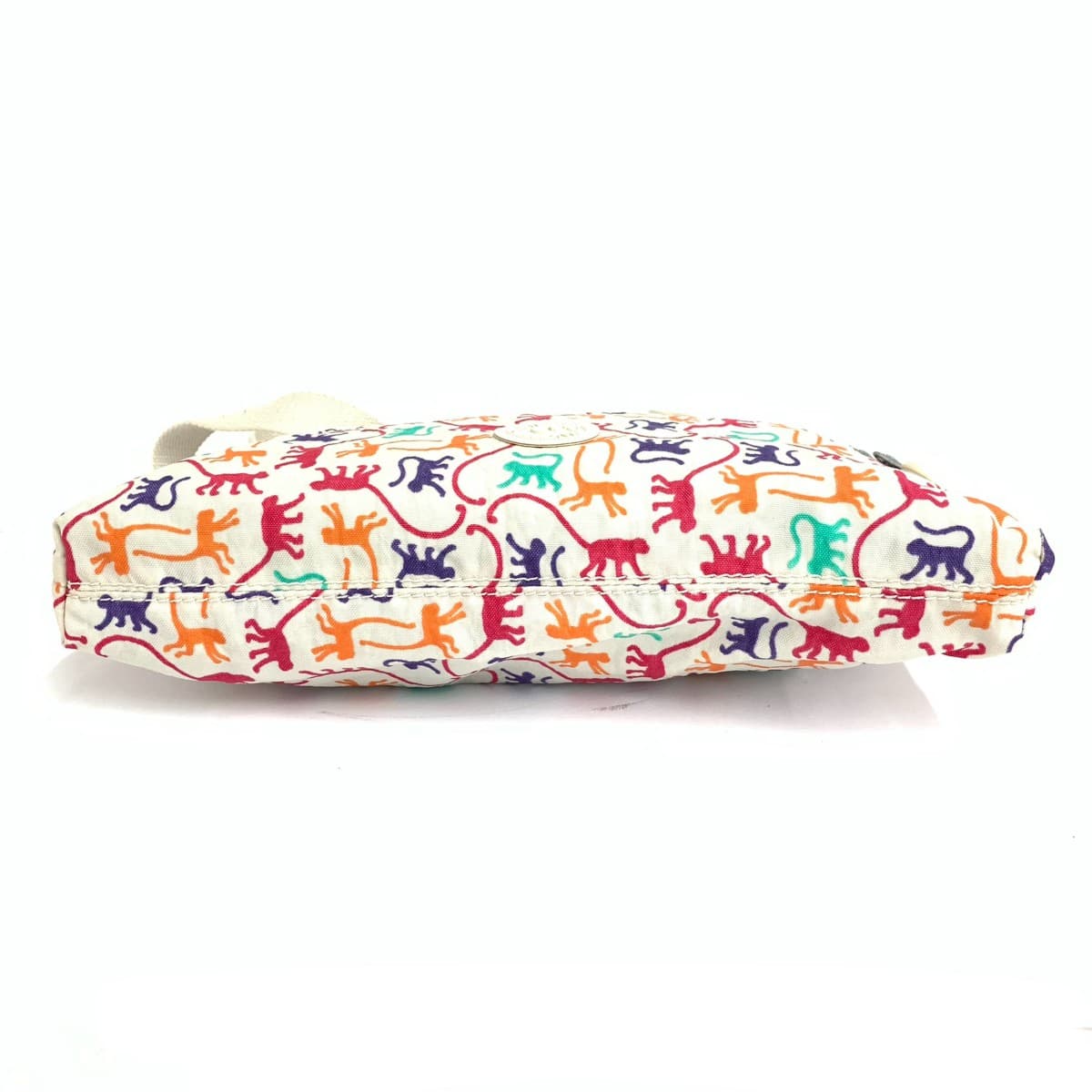 KIPLING Kipling Shoulder Bag Good Condition All-Over Pattern Nylon Beige Women's 4