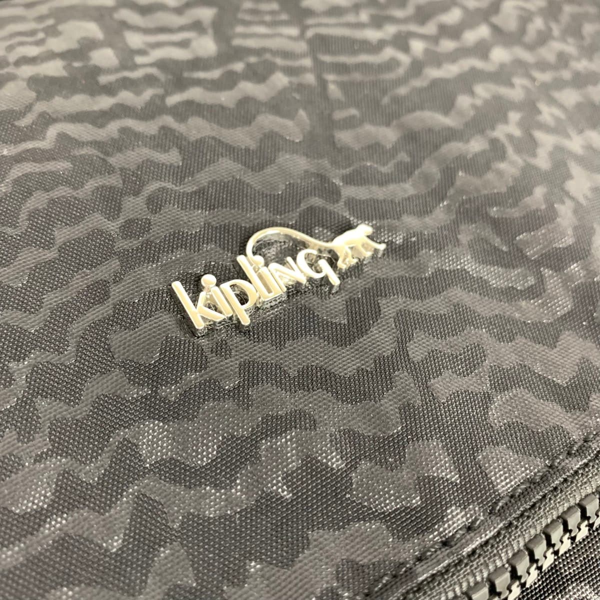 KIPLING Kipling Mini Shoulder Bag Unused Item All-over Pattern Nylon Black Ladies 5