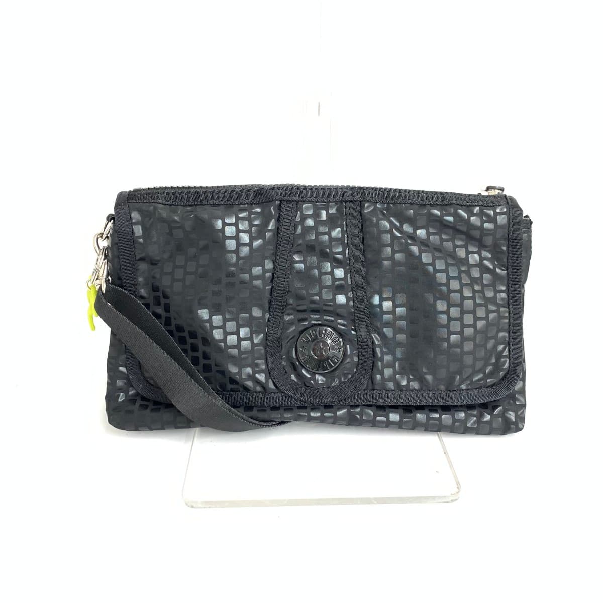 KIPLING Mini Shoulder Bag Good Condition Nylon Black Ladies
