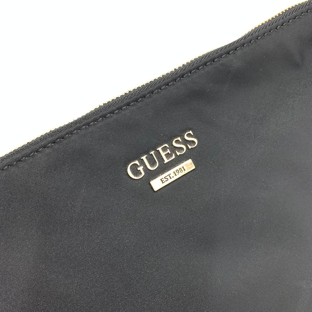 GUESS Guess Shoulder Bag Good Condition Logo Hardware Nylon NN9676014 Black Women's 5