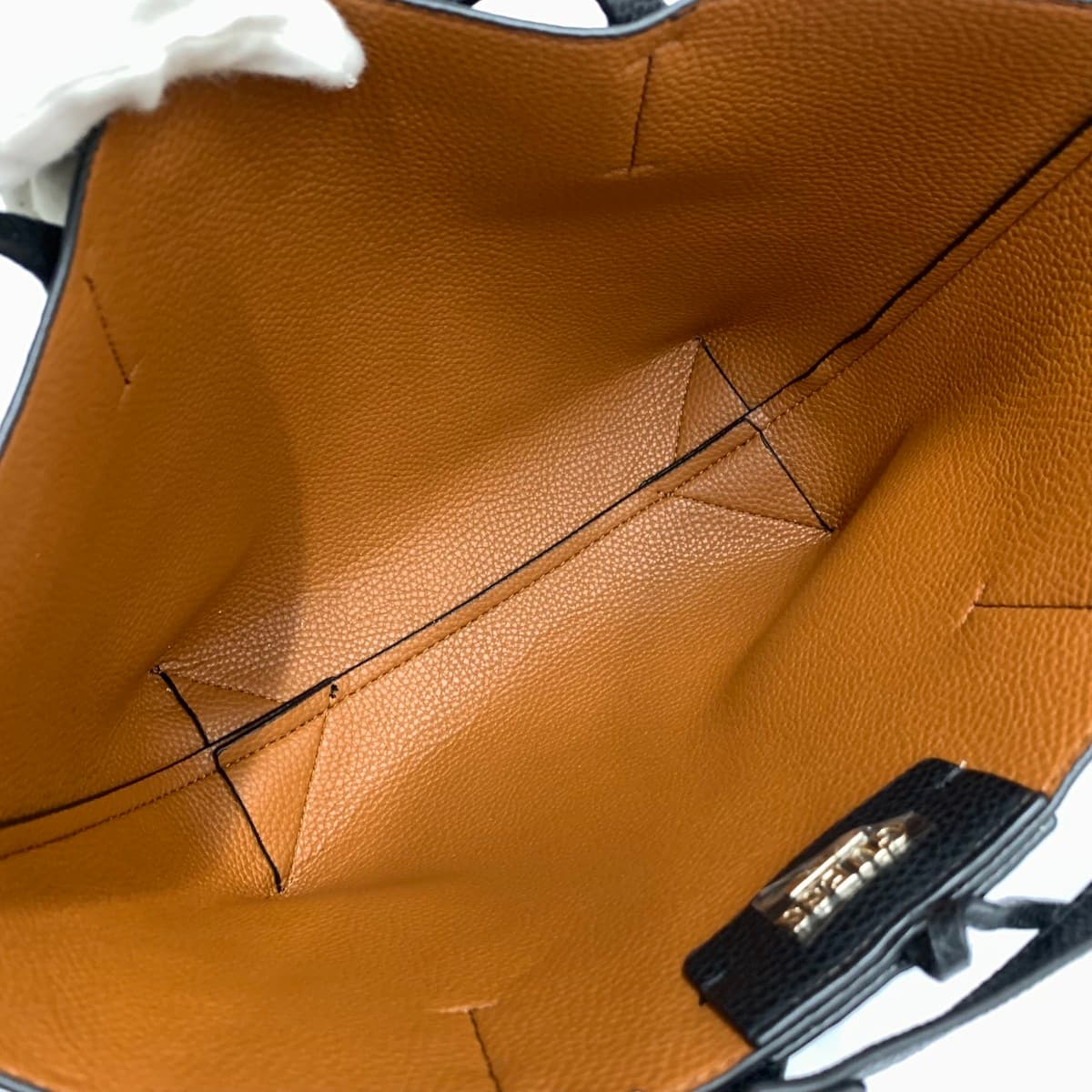 GUESS Reversible Tote Bag Unused Item Logo PVC Black Women's 8