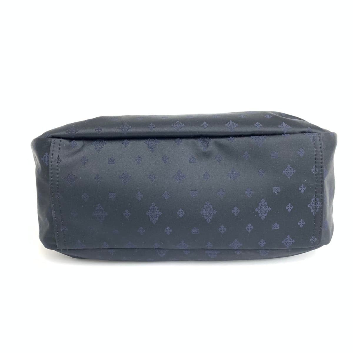 Memesawa Bag 2WAY Shoulder Bag Unused Item All-over Pattern Nylon Black Ladies 5