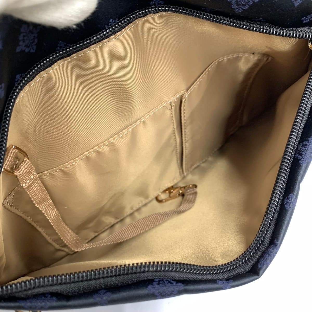 Memesawa Bag 2WAY Shoulder Bag Unused Item All-over Pattern Nylon Black Ladies 8