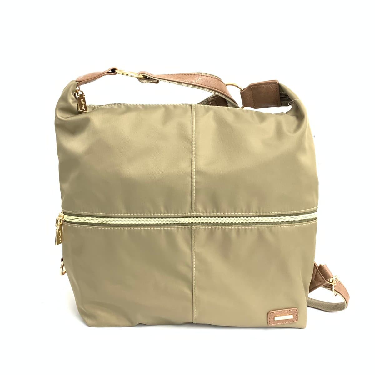 Emuor 2WAY backpack unused item nylon beige women's