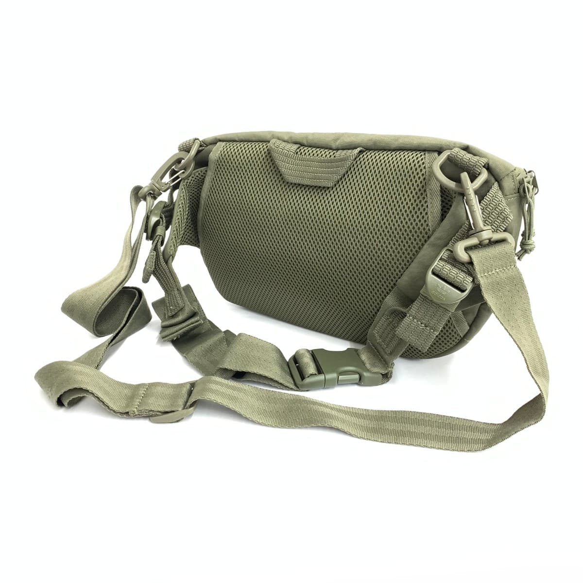 adidas Shoulder and Body Bag in Excellent Condition Trefoil Nylon Khaki Unisex 3